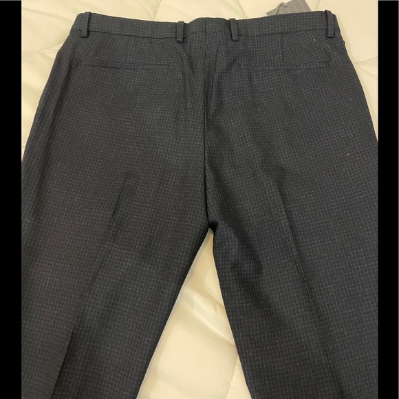 Ermenegildo Zegna Flat Front Wool Blend Pants - Picture 3 of 6